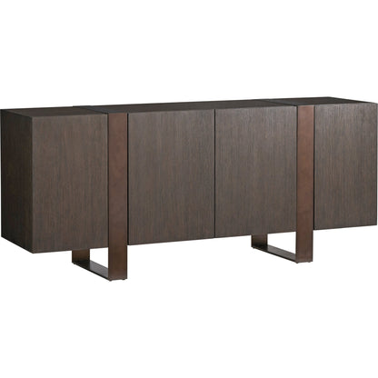 Stein Buffet by Lexington in dark mocha. Made from unique in a modern style.