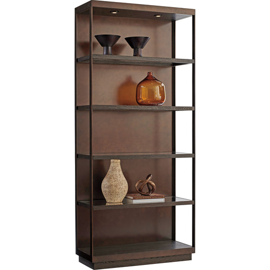 Sugarloaf Etagere by Lexington in dark mocha. Made from unique in a modern style.