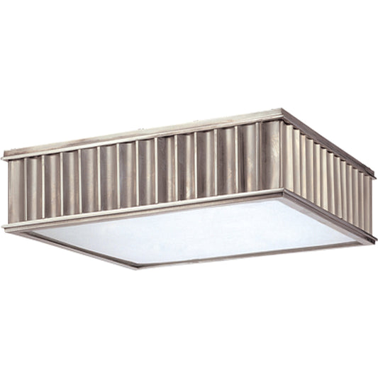 Middlebury Square Flush Mount by Hudson Valley. Made from brass in a modern style.