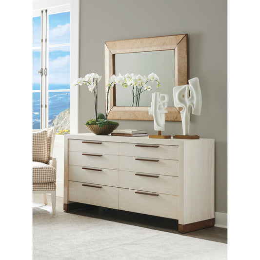 Bluff Double Dresser by Lexington in winter white. Made from unique in a transitional style.