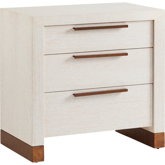 Mc Way Nightstand by Lexington in winter white. Made from unique in a transitional style.