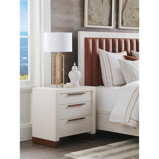 Mc Way Nightstand by Lexington in winter white. Made from unique in a transitional style.