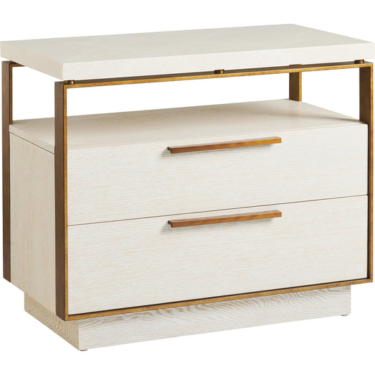 001 SI-1770733 | Additional Silo | Malpaso Bachelors Chest by Lexington in winter white. Made from unique in a transitional style.