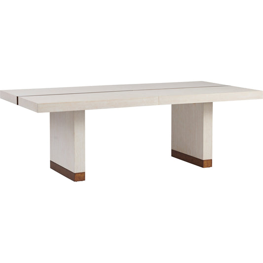 Vista Rectangular Dining Table by Lexington in winter white. Made from unique in a modern style.