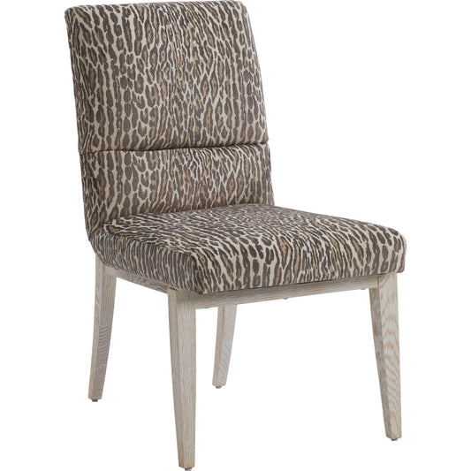 Palmero Side Chair by Lexington in winter white. Made from unique in a eclectic & global style.