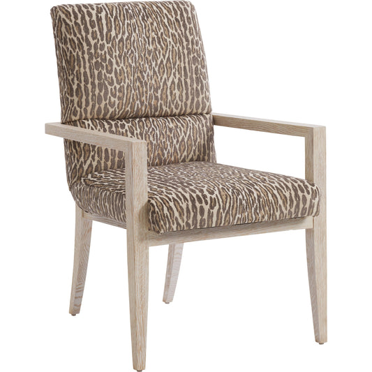 001 SI-1770744 | Additional Silo | Palmero Arm Chair by Lexington in winter white. Made from unique in a eclectic & global style.