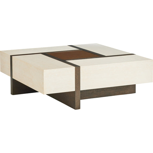 001 SI-1770723 | Additional Silo | Links Square Cocktail Table by Lexington in winter white, dark mocha. Made from unique in a modern style.