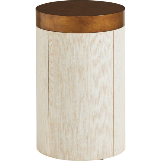 Crest End Table by Lexington in calais brass. Made from unique in a modern style.