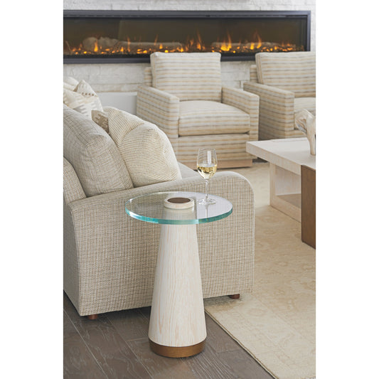 Castlewood Accent Table by Lexington in calais brass. Made from unique in a modern style.