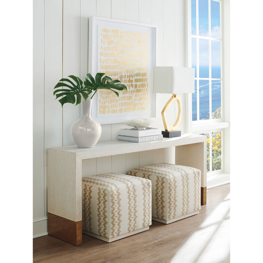 Spindrift Console by Lexington in winter white. Made from unique in a modern style.