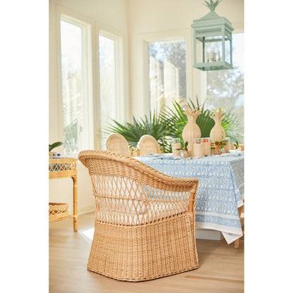 Worth Chair by Chelsea House in tan. Made from natural rattan, fitrit rattan in a rustic style.