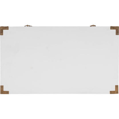 Forster Chest by Butler Specialty Company in white and glossy white. Made from mango wood solids, mdf, polished gold finished hardware in a modern style.