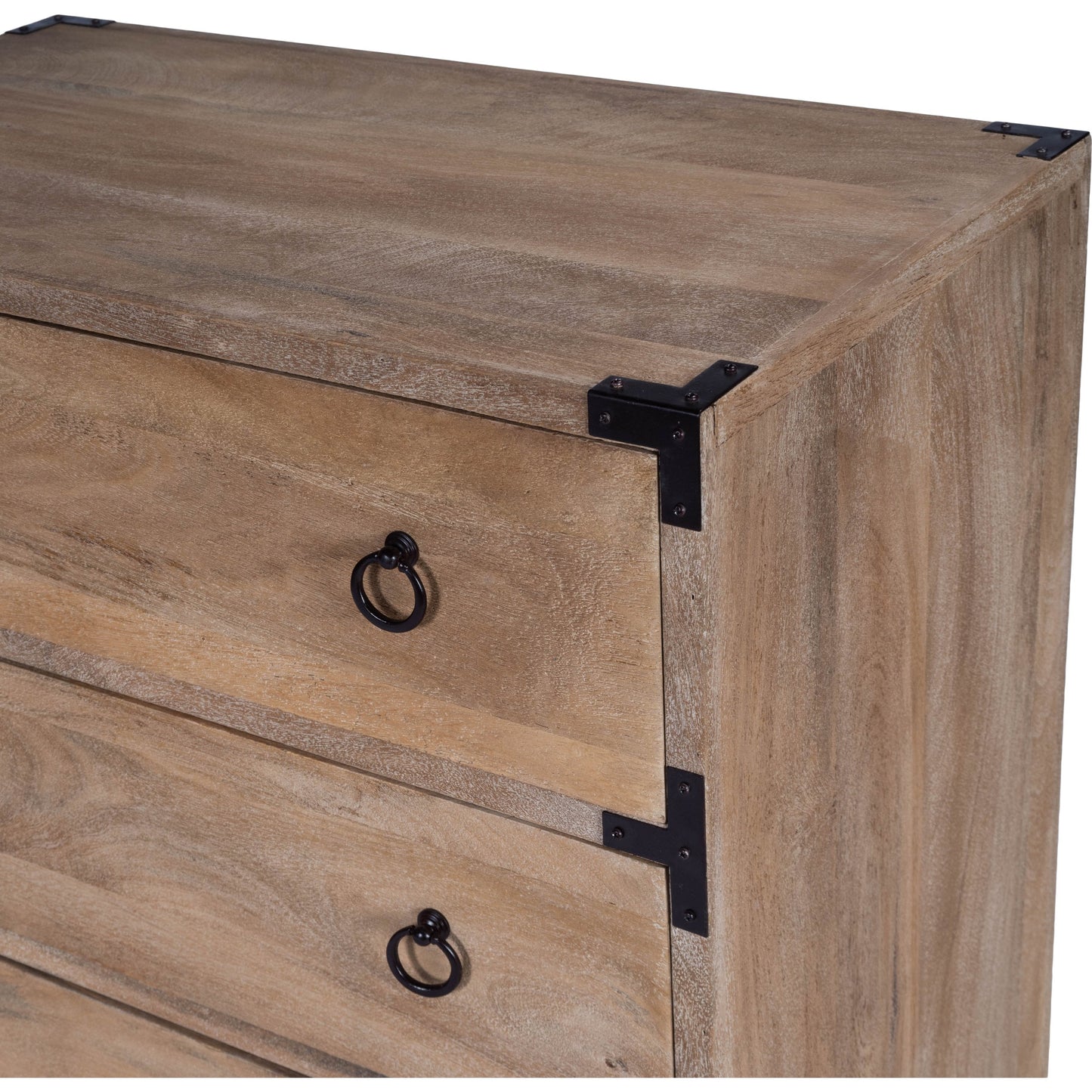 011 S-338854 | Additional Silo | Forster Natural Mango Campaign Chest by Butler Specialty Company in natural wood and natural mango. Made from mango wood solids, mdf in a cottage & farmhouse style.