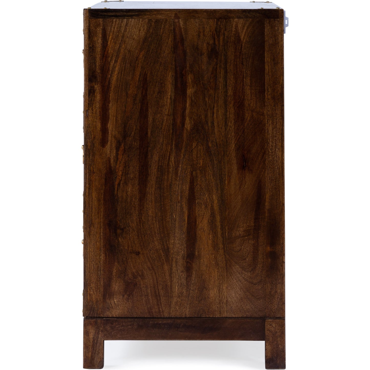 002 O-BUTLER-9337354 | Additional Silo | Forster Campaign Chest by Butler Specialty Company in dark brown and brown. Made from mango wood solids, mdf in a traditional style.