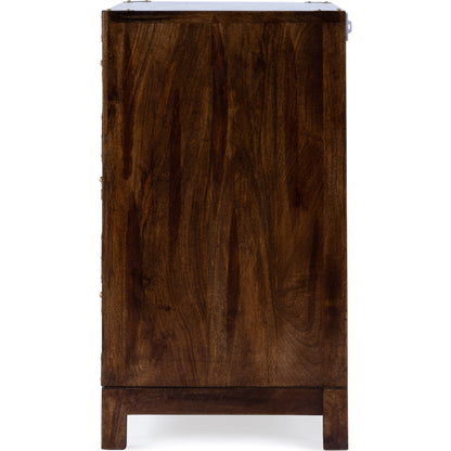 Forster Campaign Chest by Butler Specialty Company in dark brown and brown. Made from mango wood solids, mdf in a traditional style.