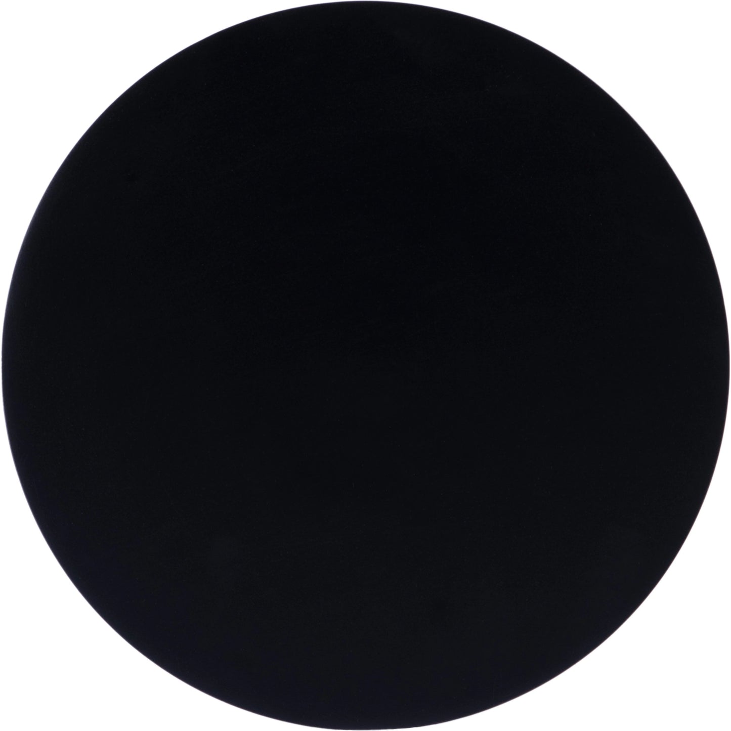 005 SI-2077879 | Closeup | Zora Distressed Iron Pedestal Side Table by Butler Specialty Company in black and metalworks. Made from aluminum in a modern style.