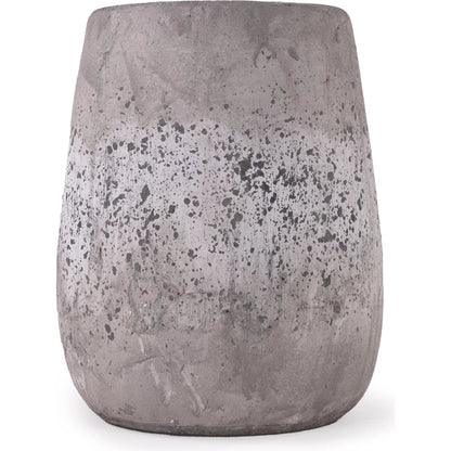 Distressed Grey Wash Vase by Zentique in distressed grey wash. Made from terracotta in a cottage & farmhouse style.