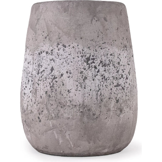 Distressed Grey Wash Vase by Zentique in distressed grey wash. Made from terracotta in a cottage & farmhouse style.