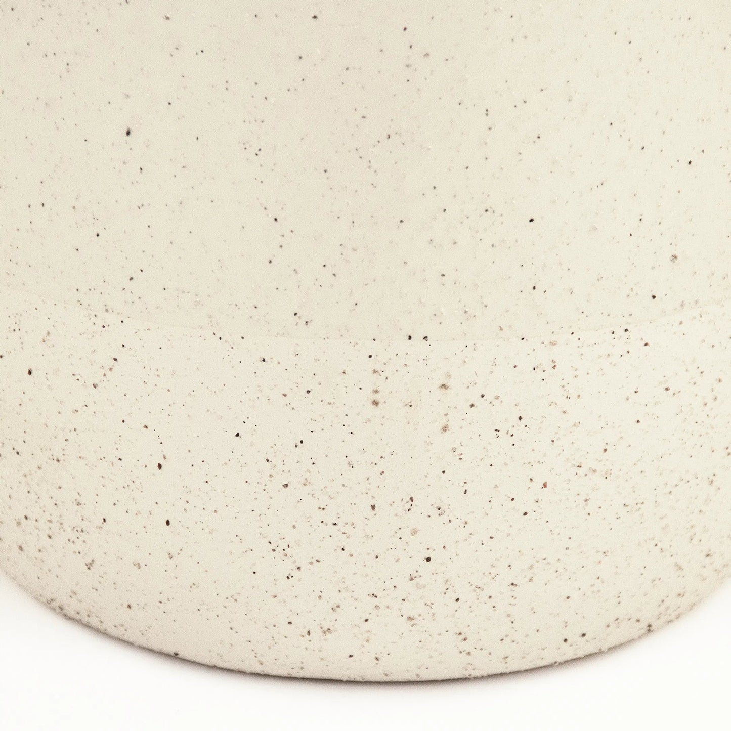 003 SI-2448924 | Closeup | Off-White Vase by Zentique in partially glazed off-white. Made from ceramic in a modern style.