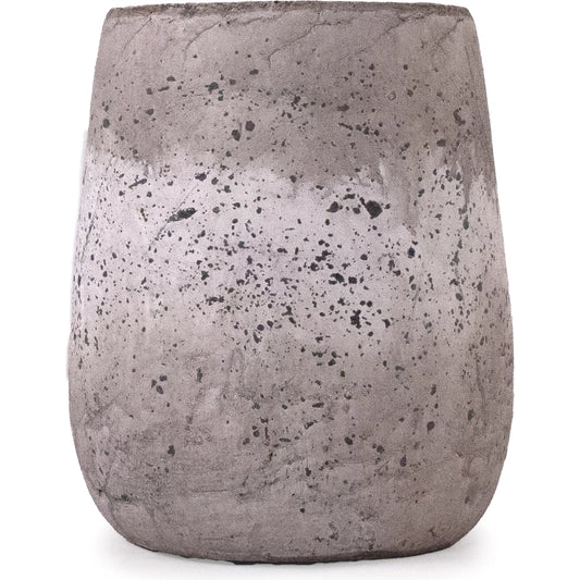 Distressed Grey Wash Vase by Zentique in distressed grey wash. Made from terracotta in a cottage & farmhouse style.