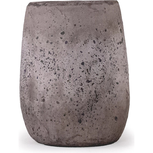 Distressed Grey Wash Vase by Zentique in distressed grey wash. Made from terracotta in a cottage & farmhouse style.