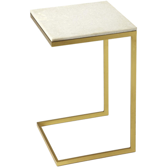 Lawler Modern End Table by Butler Specialty Company. Made from iron, marble in a modern style.