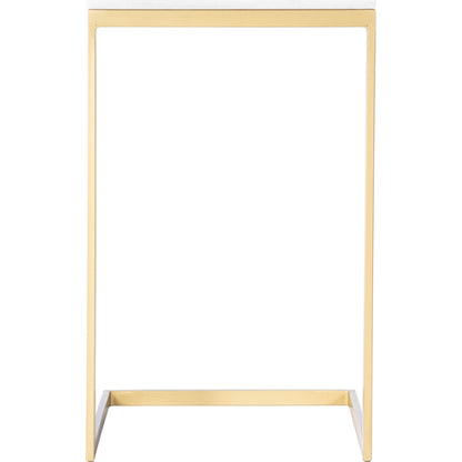 Lawler Modern End Table by Butler Specialty Company. Made from iron, marble in a modern style.