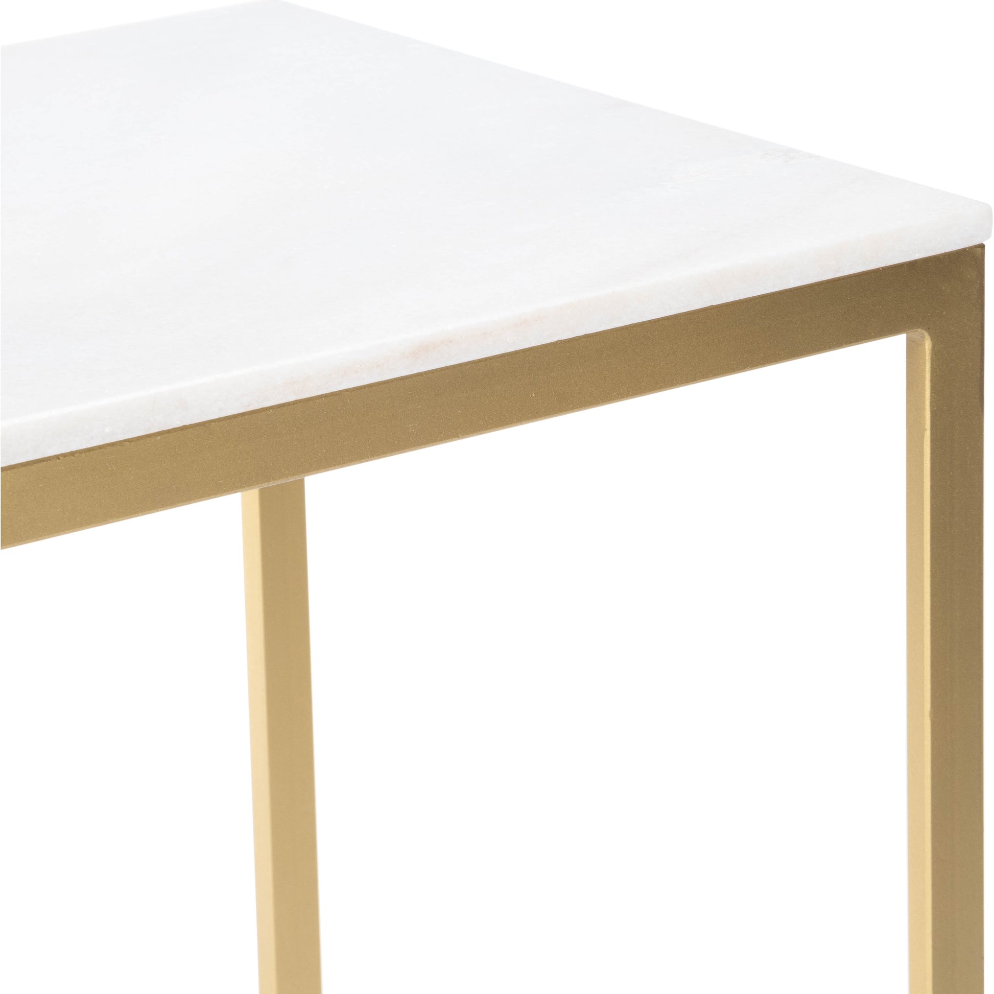 Lawler Modern End Table by Butler Specialty Company. Made from iron, marble in a modern style.