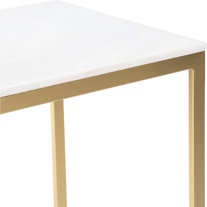 Lawler Modern End Table by Butler Specialty Company. Made from iron, marble in a modern style.