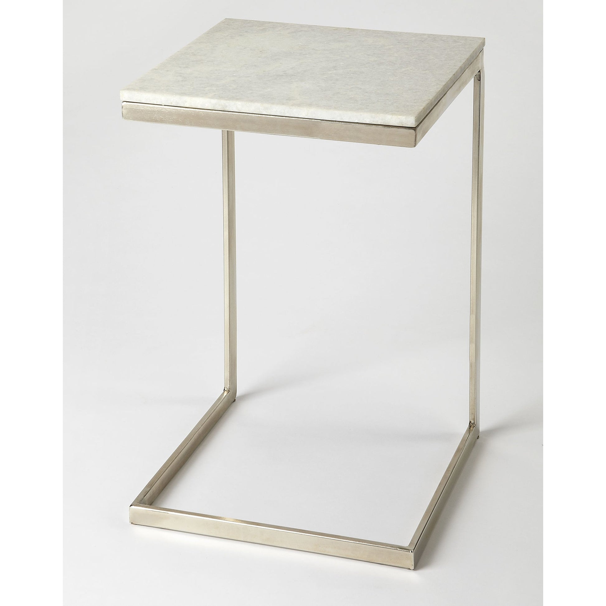 Lawler Modern End Table by Butler Specialty Company. Made from iron, marble in a modern style.