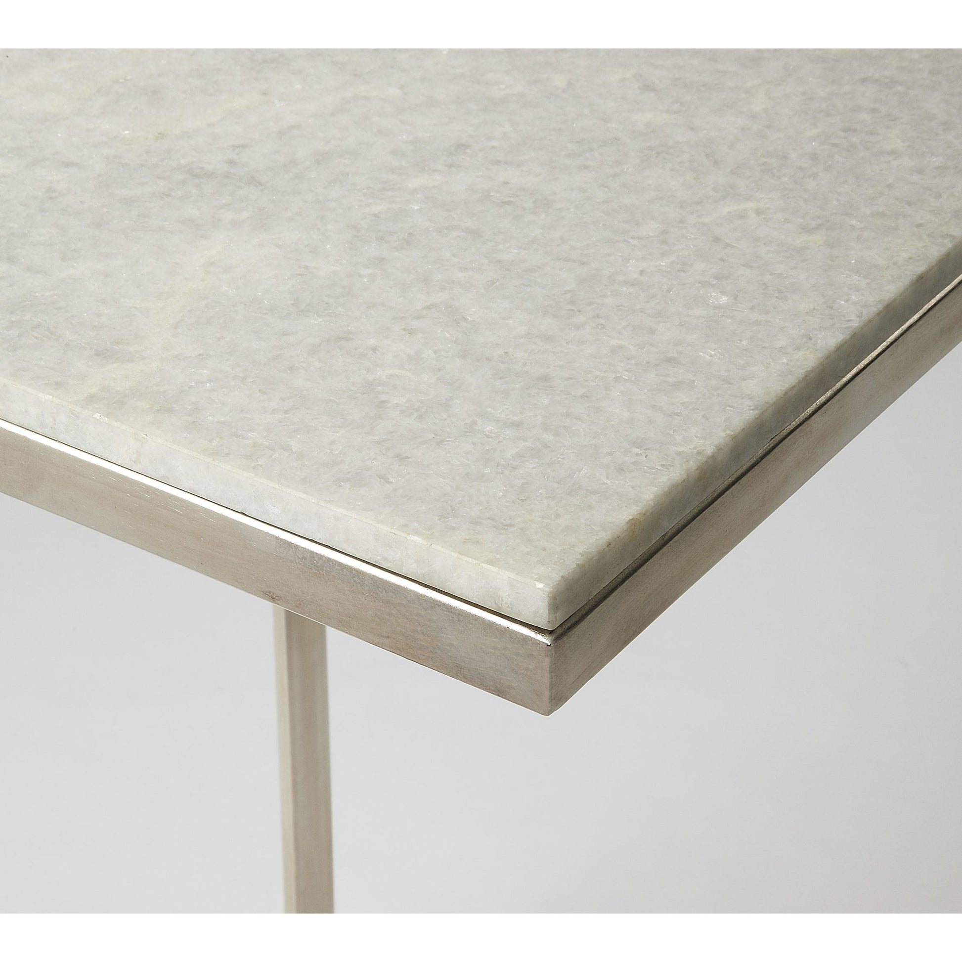 Lawler Modern End Table by Butler Specialty Company. Made from iron, marble in a modern style.