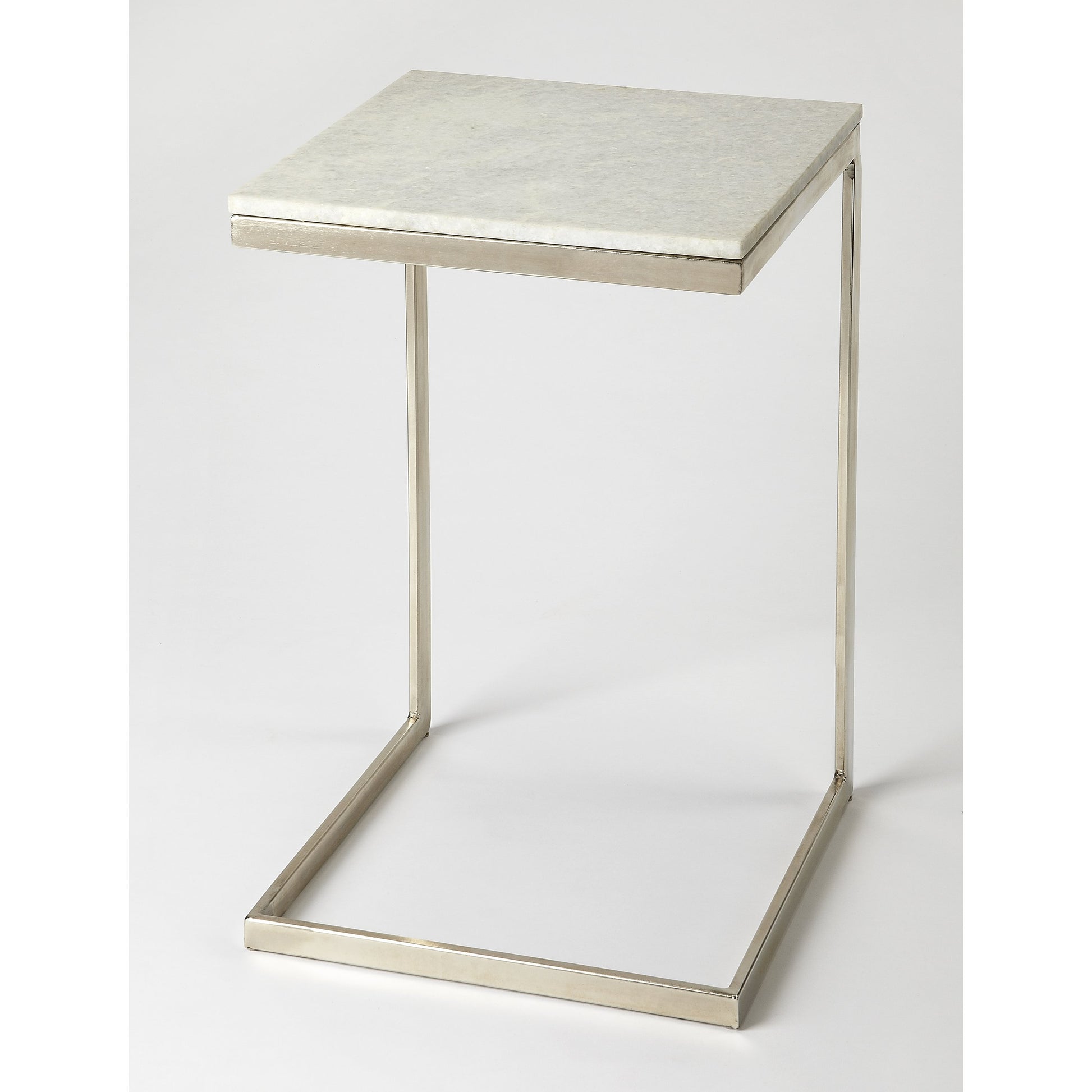 Lawler Modern End Table by Butler Specialty Company. Made from iron, marble in a modern style.