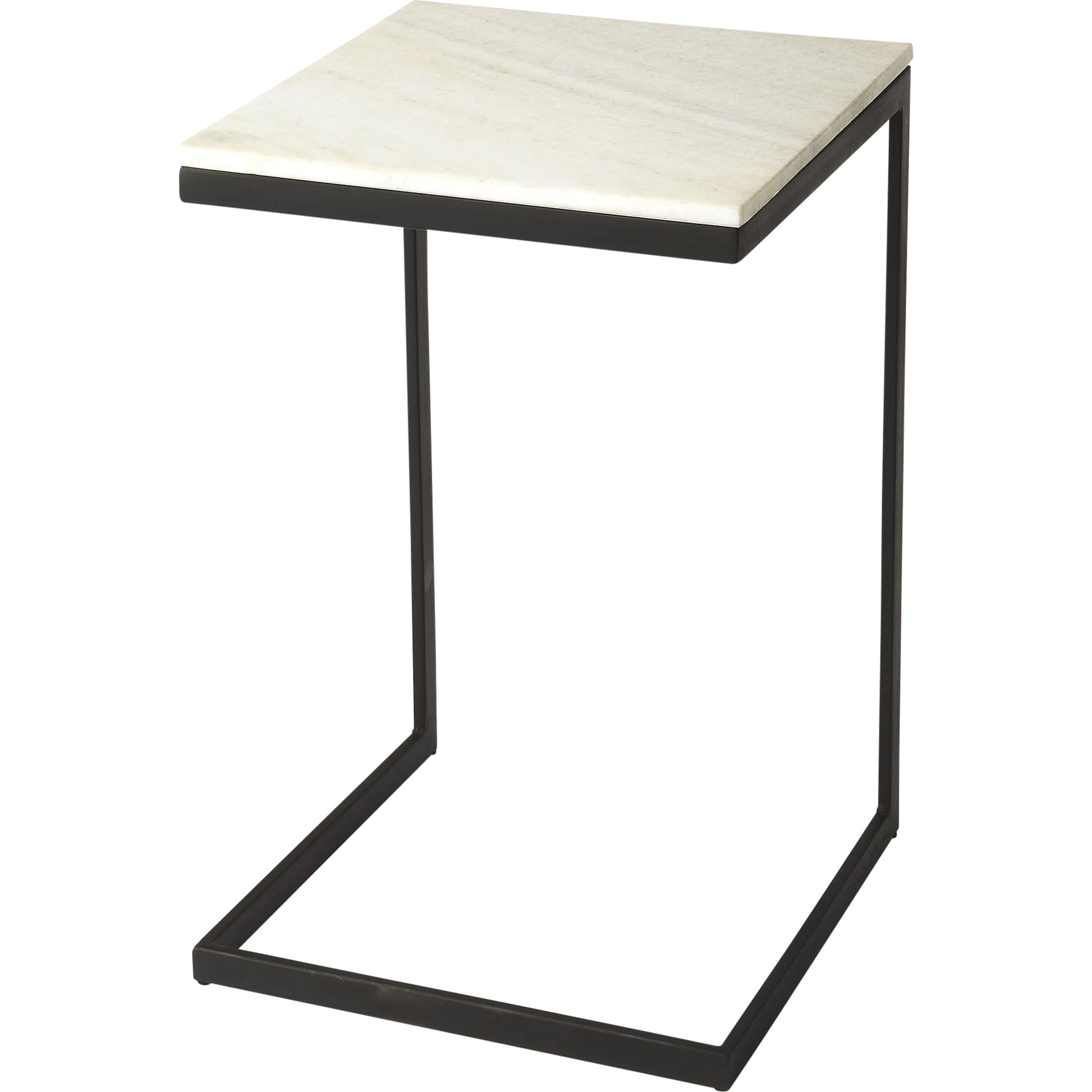 Lawler Modern End Table by Butler Specialty Company. Made from iron, marble in a modern style.