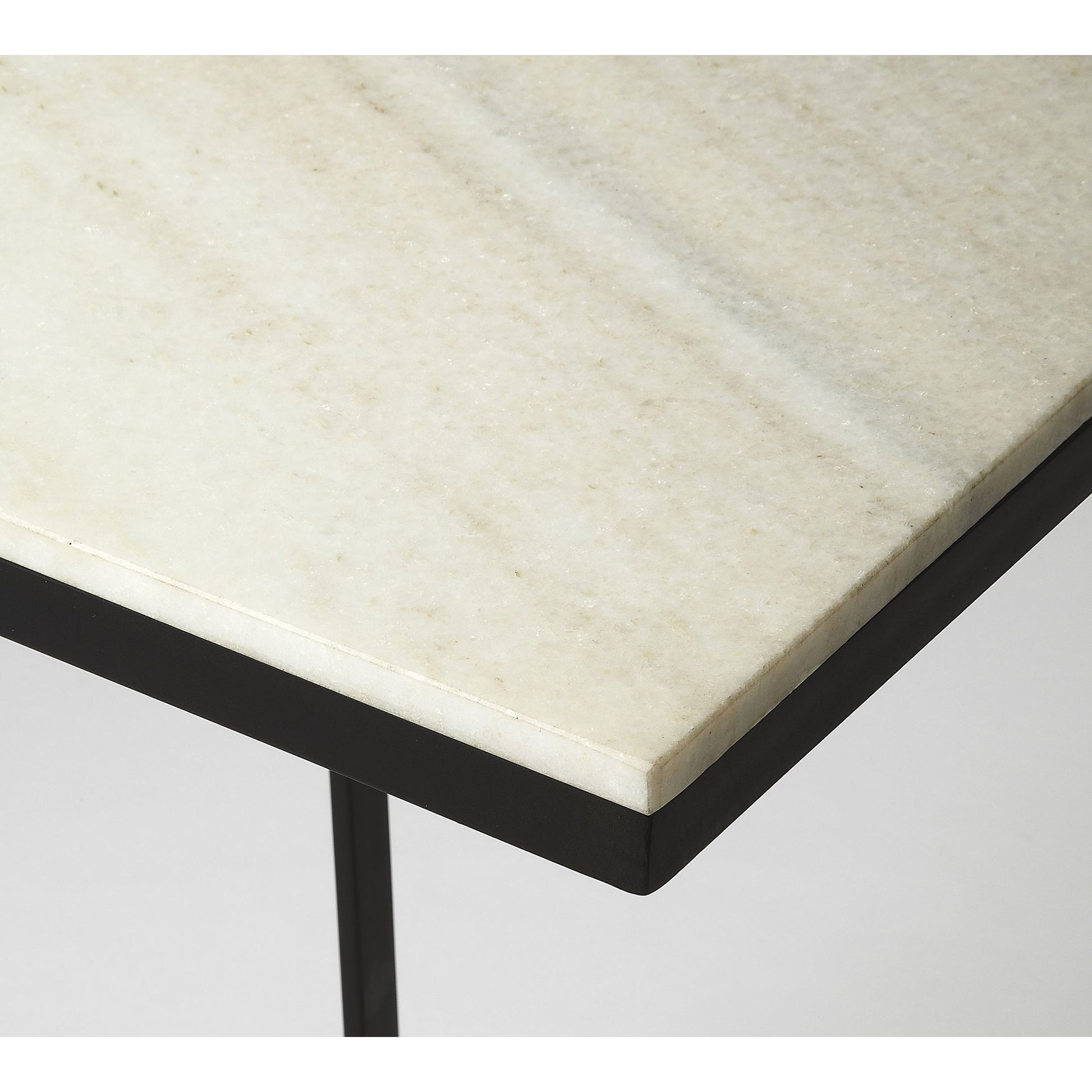 Lawler Modern End Table by Butler Specialty Company. Made from iron, marble in a modern style.