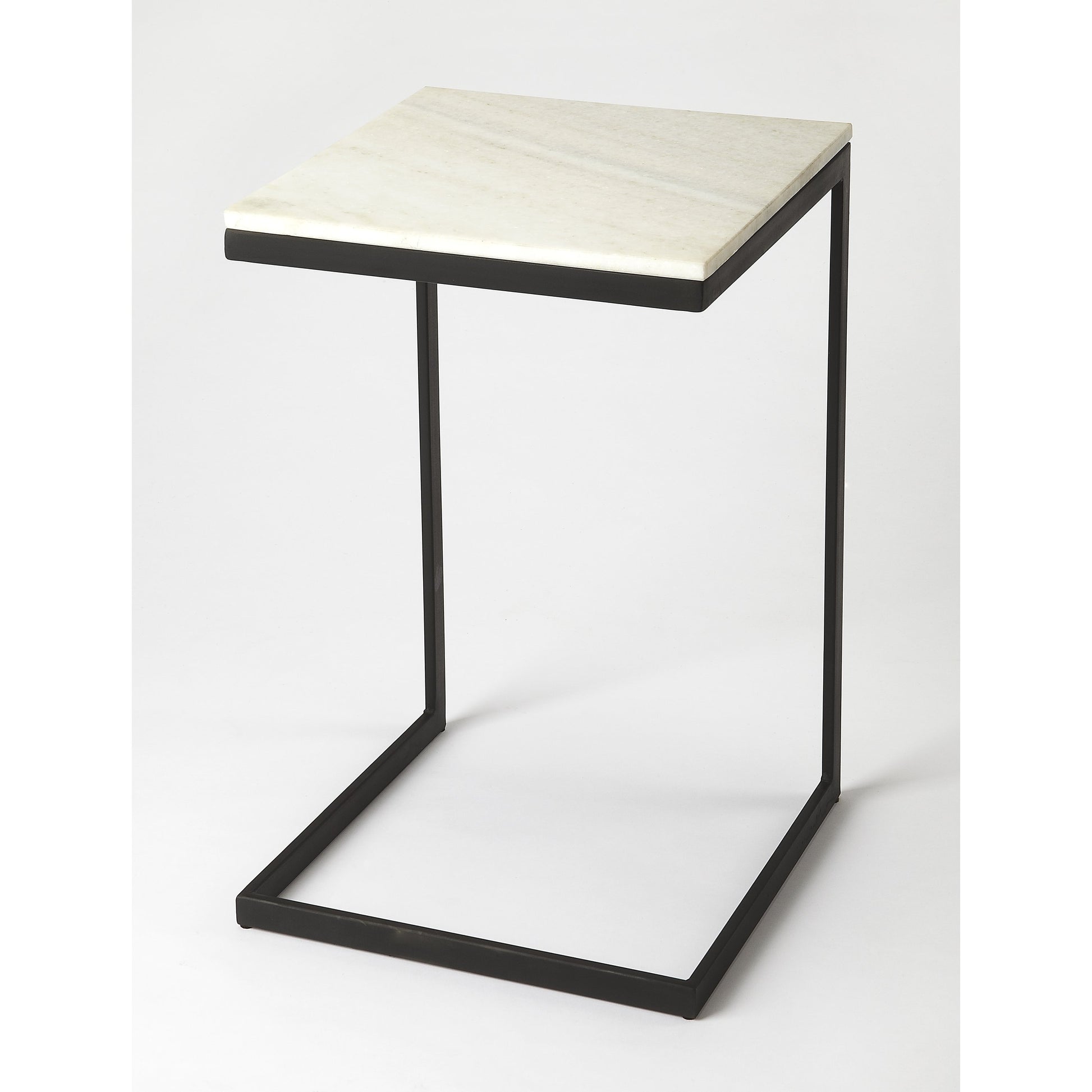 Lawler Modern End Table by Butler Specialty Company. Made from iron, marble in a modern style.