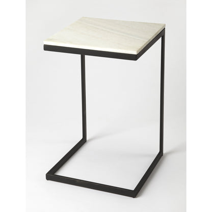 Lawler Modern End Table by Butler Specialty Company. Made from iron, marble in a modern style.