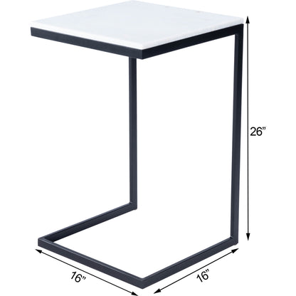 Lawler Modern End Table by Butler Specialty Company. Made from iron, marble in a modern style.