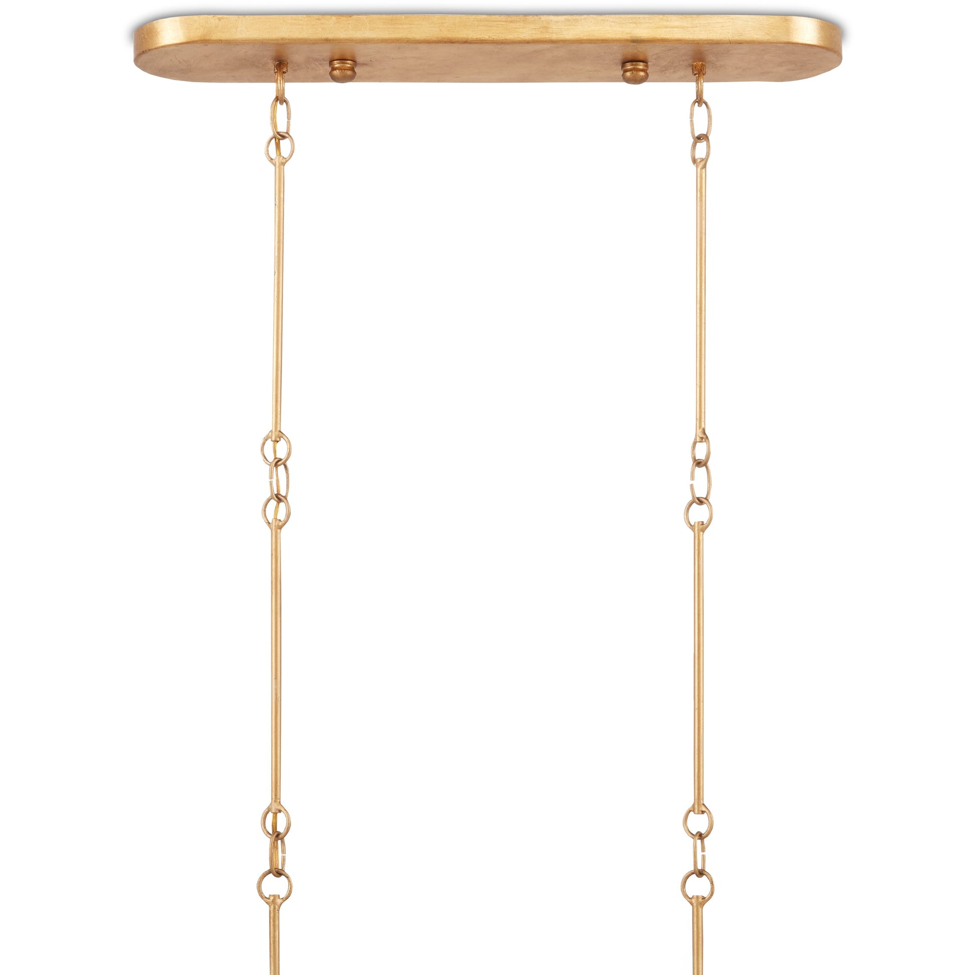 Grand Lotus Oval Chandelier by Currey and Company. Made from wrought iron in a modern style.