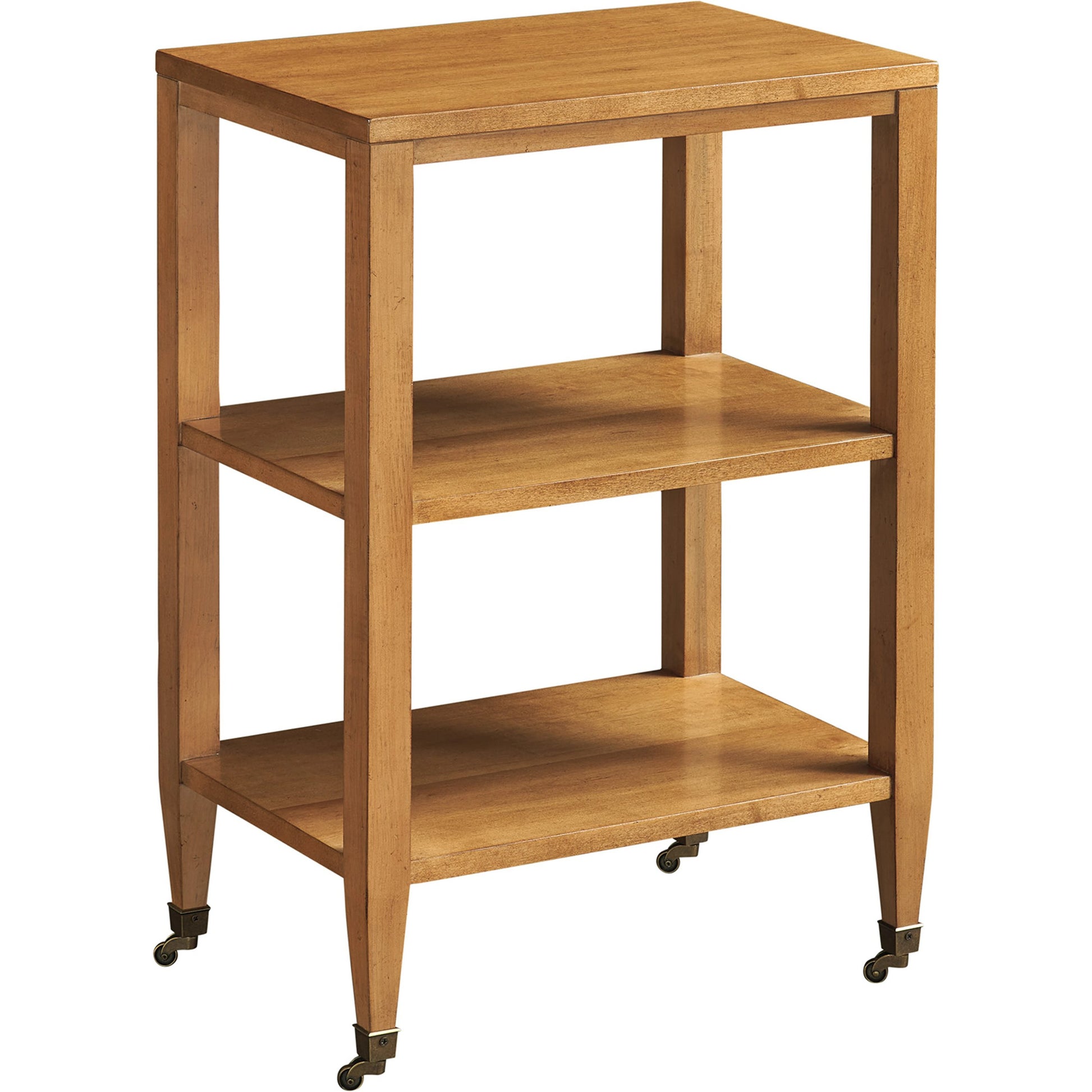 Legion Accent Table by Lexington in brown and burnished brass. Made from unique in a modern style.