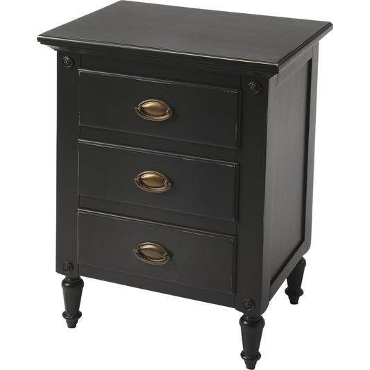 Easterbrook Nightstand by Butler Specialty Company. Made from mahogany wood solids, mdf, plywood, resin components, mahogany veneer in a traditional style.