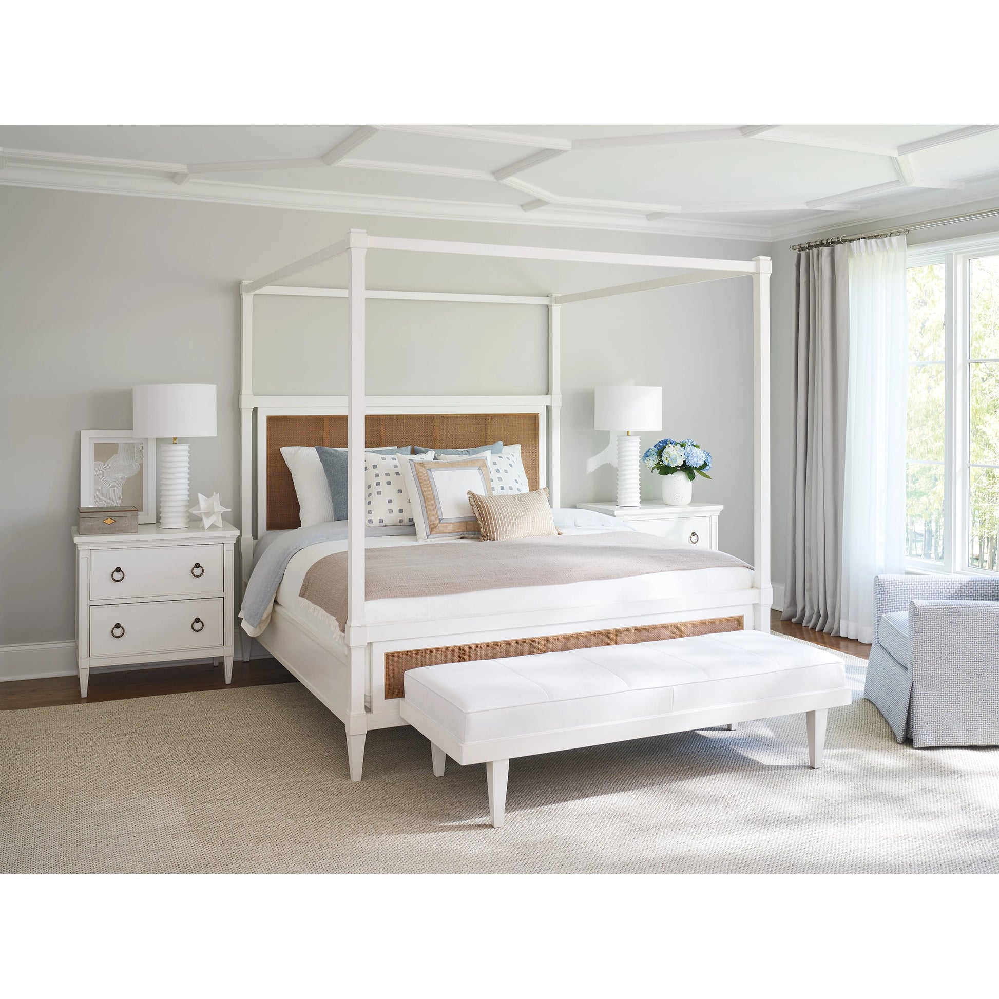 Strand Poster Bed by Barclay Butera. Made from unique in a modern style.