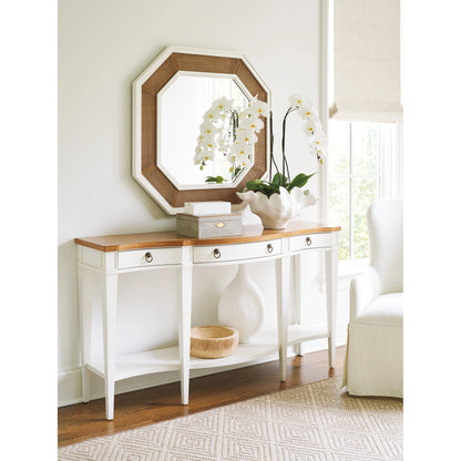 Thalia Octagonal Mirror by Barclay Butera. Made from unique in a cottage & farmhouse style.