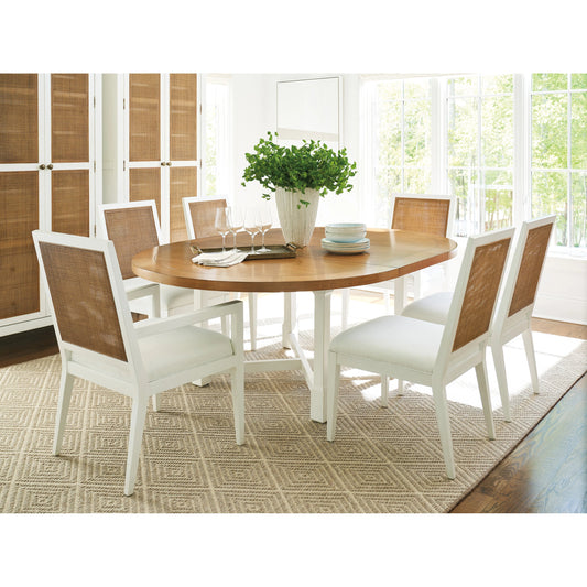 Smithcliff Woven Side Chair by Lexington in white tides. Made from unique in a cottage & farmhouse style.