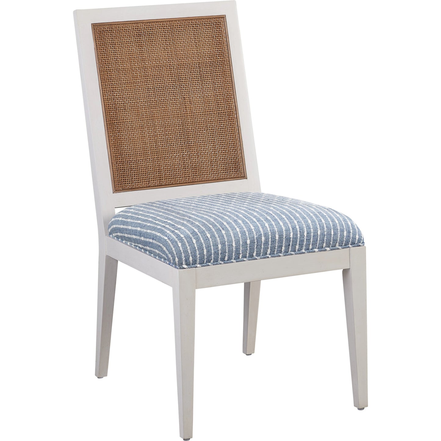 001 SI-1962850 | Primary Silo | Smithcliff Pattern Woven Side Chair by Barclay Butera in white tides. Made from unique in a cottage & farmhouse style.