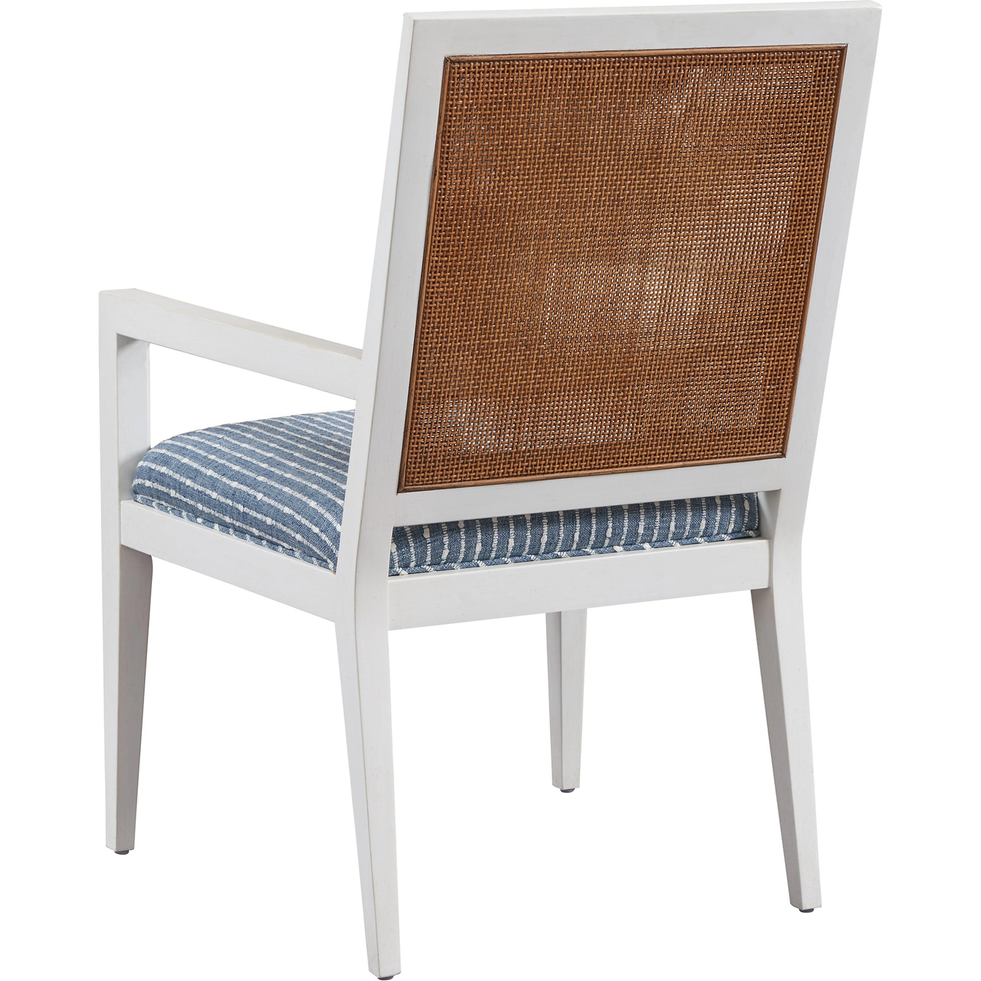 Smithcliff Pattern Woven Arm Chair by Barclay Butera in white tides. Made from unique in a cottage & farmhouse style.