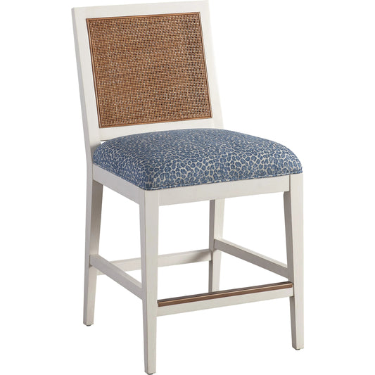 Cleo Counter Stool by Lexington in white tides, table rock. Made from unique in a cottage & farmhouse style.