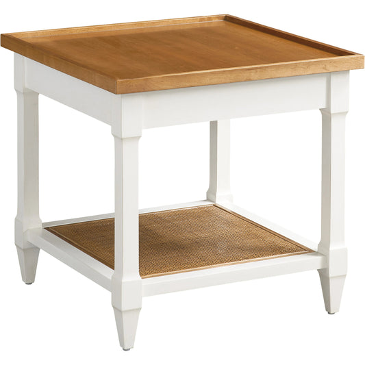 Temple End Table by Lexington in white tides. Made from unique in a cottage & farmhouse style.