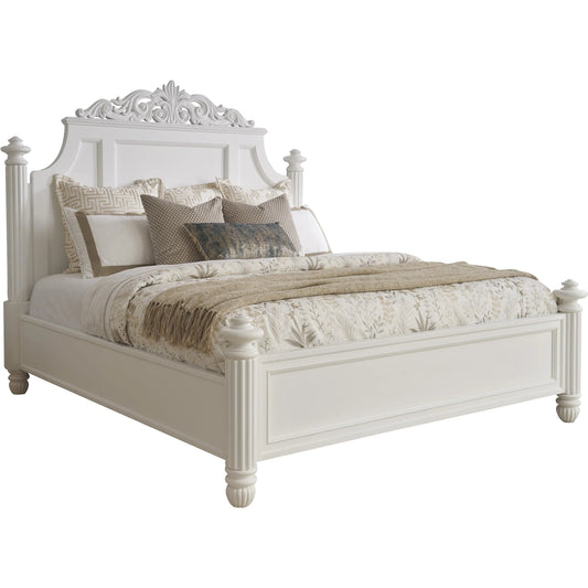 Santorini Panel Bed by Lexington in polo mallet white. Made from unique in a unique style.