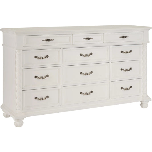 Aegean Triple Dresser by Lexington in polo mallet white. Made from unique in a unique style.