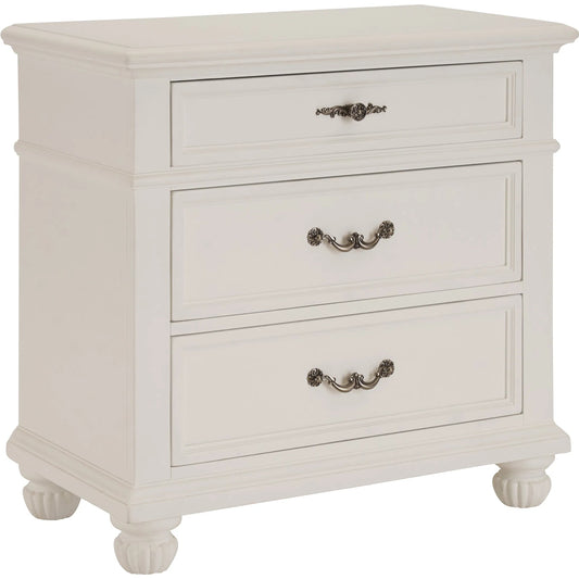 Caruso Nightstand by Lexington in polo mallet white. Made from unique in a unique style.